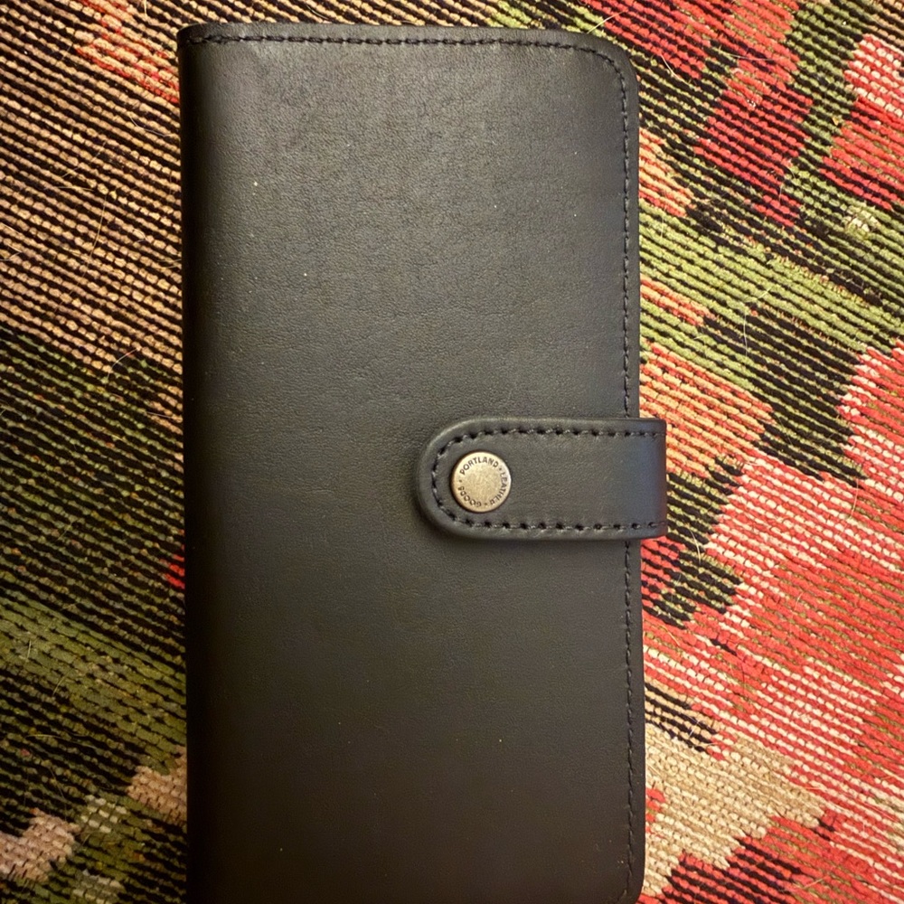 Portland Leather Black Wallet